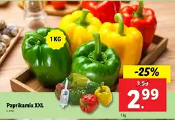 Lidl Paprikamix XXL aanbieding