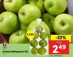 Lidl Granny Smithappelen XXL aanbieding