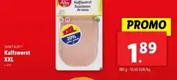 Lidl SAINT ALBY Kalfsworst XXL aanbieding