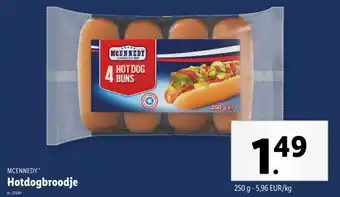 Lidl Hotdogbroodje aanbieding