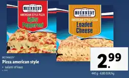 Lidl Pizza american style aanbieding