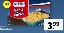 Lidl Mac & cheese aanbieding