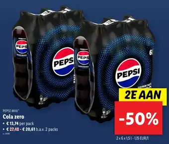 Lidl Cola zero aanbieding