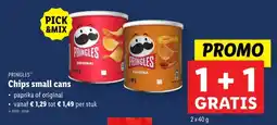 Lidl Chips small cans aanbieding