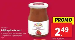 Lidl Adjika pikante saus aanbieding