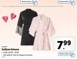 Lidl Satijnen kimono aanbieding