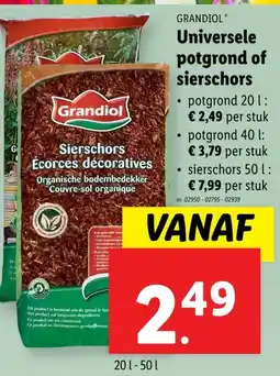 Lidl Universele potgrond of sierschors aanbieding