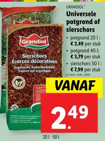 Lidl Universele potgrond of sierschors aanbieding