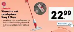 Lidl Vloerwisser met sproeisysteem Spray & Clean aanbieding