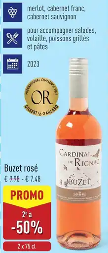 ALDI Buzet rosé aanbieding