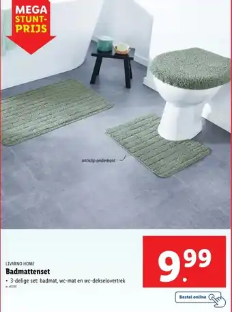 Lidl Badmattenset aanbieding