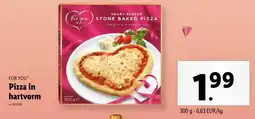 Lidl FOR YOU* Pizza in hartvorm aanbieding