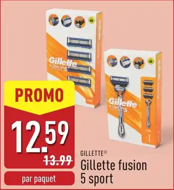 ALDI Gillette fusion aanbieding