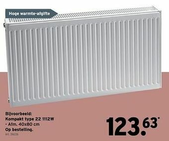 GAMMA Levica radiatoren kompakt type 22 1112w aanbieding