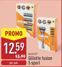 ALDI Gillette fusion 5 sport aanbieding