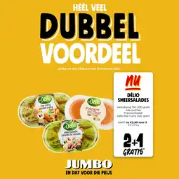 Jumbo Délio Smeersalades aanbieding