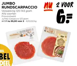 Jumbo Jumbo rundscarpaccio aanbieding