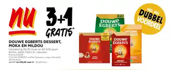 Jumbo Douwe egberts dessert, moka en mildou aanbieding