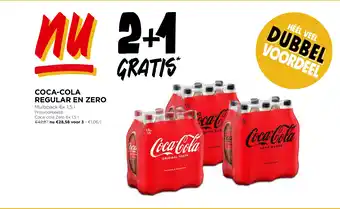 Jumbo Coca cola regular en zero aanbieding