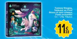 Cora Fantasy Dreams, Tableaux en Pixel Strass et mini cristaux Forêt enchantée aanbieding