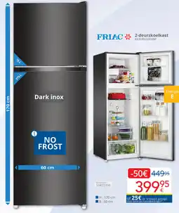 Eldi Friac 2-deurskoelkast KK3100/2DDXNF aanbieding