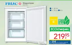 Eldi Friac diepvriezer VDV1621 aanbieding