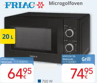 Eldi Friac microgolfoven aanbieding