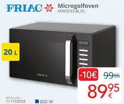 Eldi Friac microgolfoven MIW2033 BL/EL aanbieding