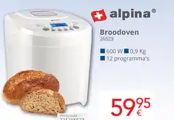 Eldi Alpina broodoven aanbieding