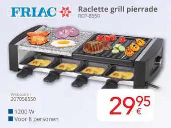 Eldi Friac raclette grill pierrade RCP-8550 aanbieding