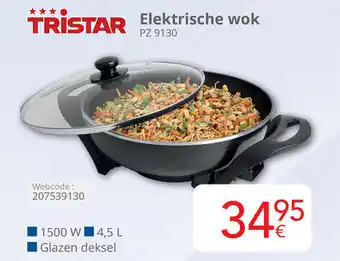 Eldi Tristar elektrische wok PZ 9130 aanbieding