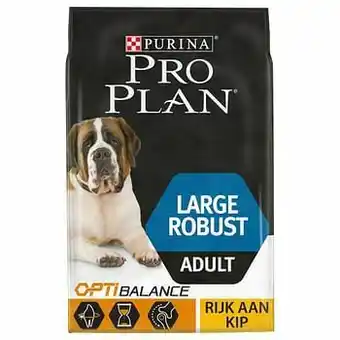 Zooplus 14kg Large Robust Adult Optibalance Kip & Rijst Pro Plan Hondenvoer aanbieding