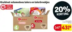 Kruidvat Kruidvat volumedoos luiers en luierbroekjes aanbieding