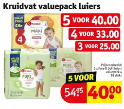 Kruidvat Kruidvat valuepack luiers aanbieding
