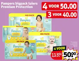 Kruidvat Pampers bigpack luiers Premium Protection aanbieding