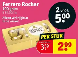 Kruidvat Ferrero Rocher aanbieding