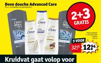 Kruidvat Dove douche Advanced Care aanbieding