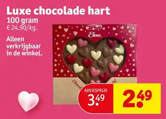 Kruidvat Luxe chocolade hart aanbieding