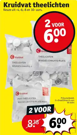 Kruidvat Kruidvat theelichten aanbieding