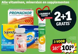 Kruidvat Alle vitaminen, mineralen en supplementen aanbieding