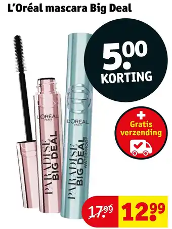 Kruidvat L’Oréal mascara Big Deal aanbieding