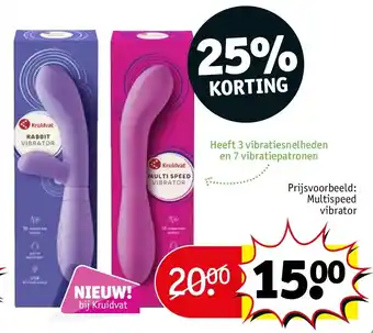 Kruidvat Multispeed vibrator aanbieding