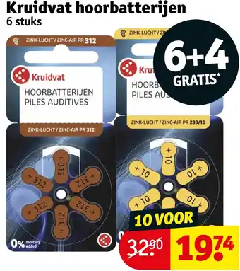 Kruidvat Kruidvat hoorbatterijen aanbieding