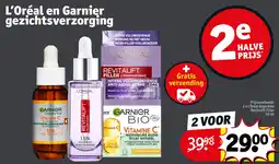 Kruidvat L’Oréal en Garnier gezichtsverzorging aanbieding