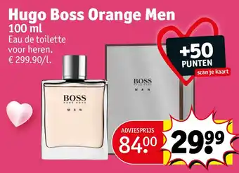 Kruidvat Hugo Boss Orange Men aanbieding