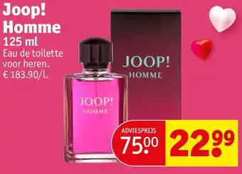 Kruidvat Joop! Homme aanbieding