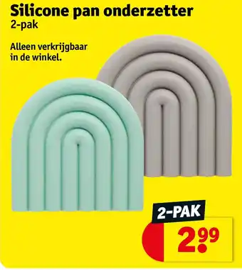 Kruidvat Silicone pan onderzetter aanbieding