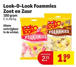 Kruidvat Look-O-Look Foammies Zoet en Zuur aanbieding