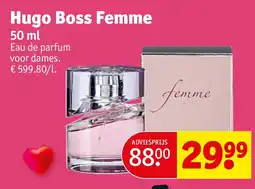 Kruidvat Hugo Boss Femme aanbieding