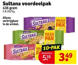 Kruidvat Sultana voordeelpak aanbieding